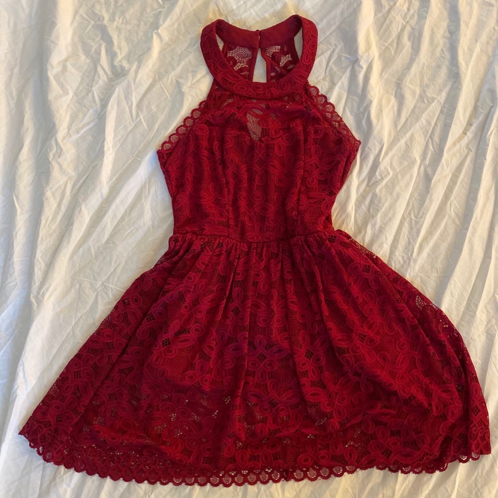 Altar’d State A-line halter top dress.